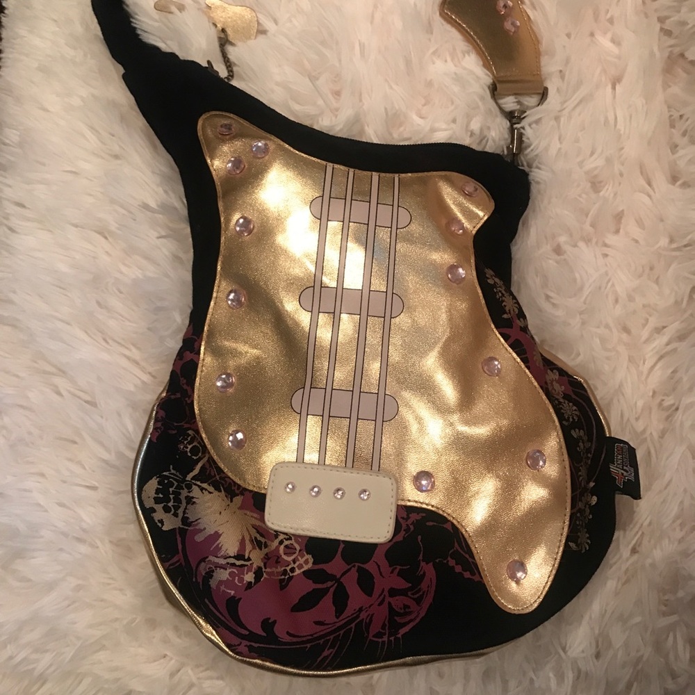 Hannah Montana guitar crossbody purse